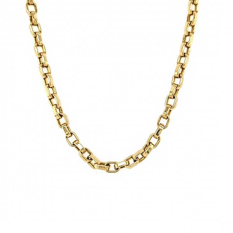 14K Yellow Gold Cable Link/22"/3.8mm/11.8gr/CHI24