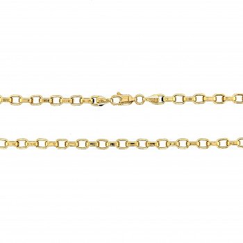 14K Yellow Gold Cable Link/22"/3.8mm/11.8gr/CHI24