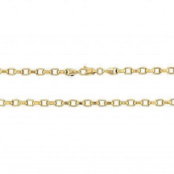 14K Yellow Gold Cable Link/24"/3.8mm/12.1gr/CHI25