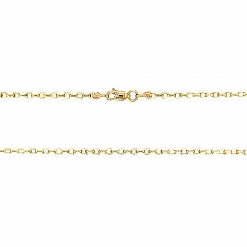 14K Yellow Gold Cable Link/24"/2mm/4.1gr/CHI27