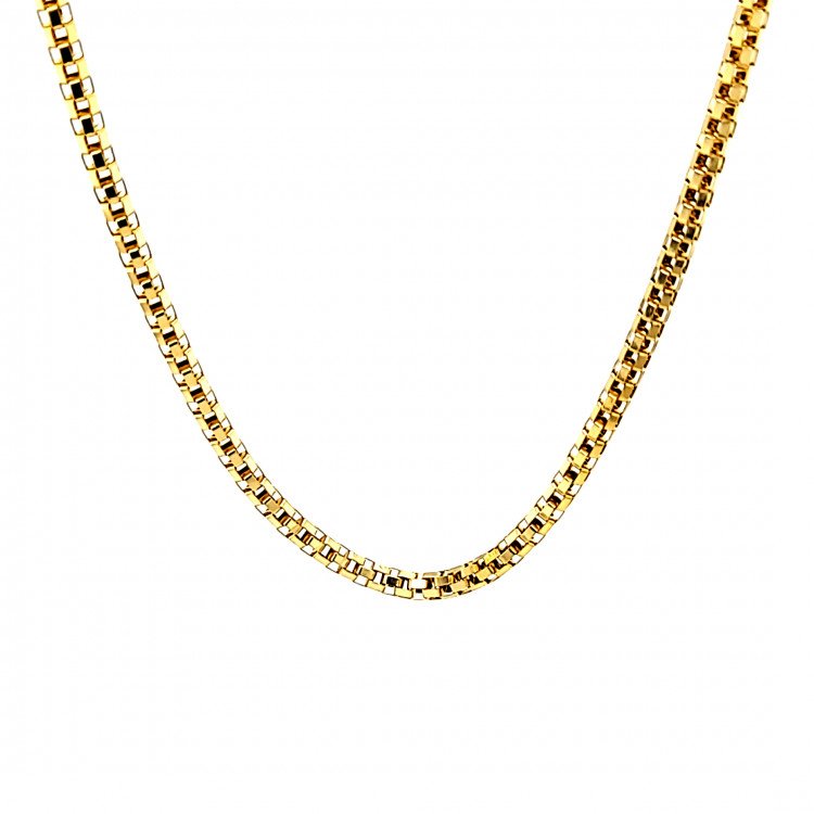 14K Yellow Gold Popcorn Link/24"/2.8mm/9gr/CHI43