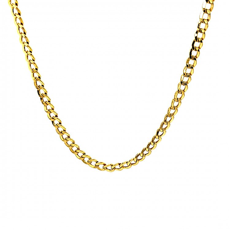 14K Yellow Gold Cuban Link/25"/3.3mm/6.3gr/CHI45