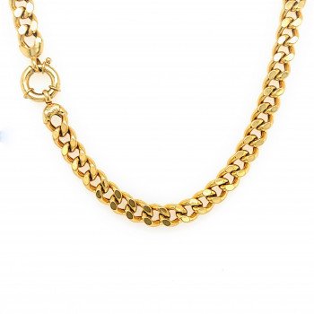14K Yellow Gold Cuban Link/18"/6.8mm/20.3gr/CHI64