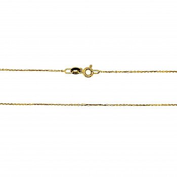 14K Yellow Gold Cable Link/20"/0.8mm/1.2gr/CHI81