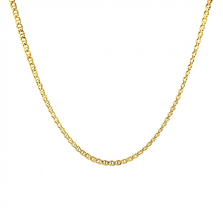 18K Yellow Gold Mariner Link/18"/2mm/2.5gr/CHI96