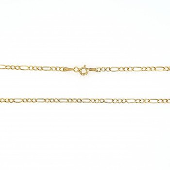 18K Yellow Gold Figaro Link/18"/2.5mm/2.3gr/CHI106