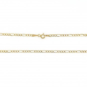 18K Yellow Gold Figaro Link/20"/2.5mm/2.5gr/CHI118