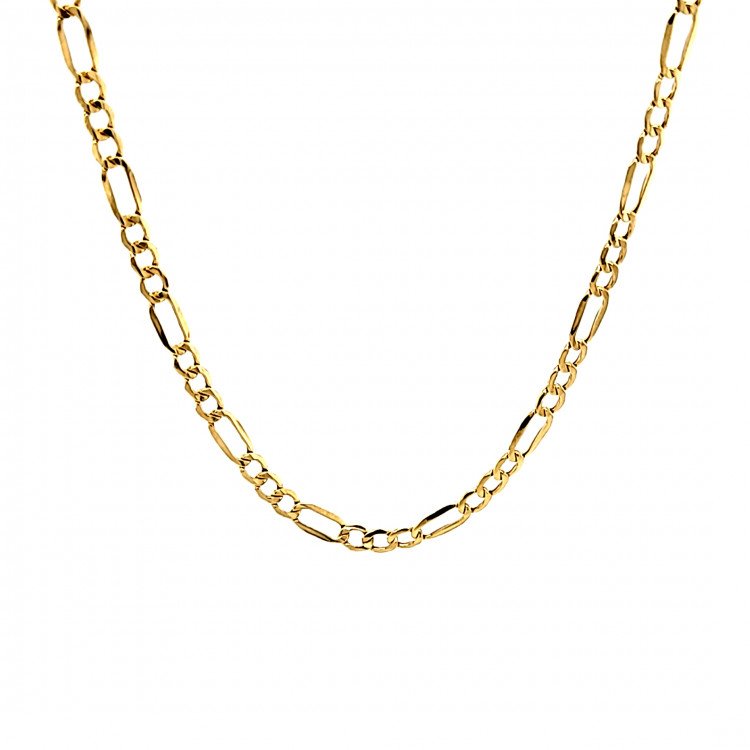 18K Yellow Gold Figaro Link/20"/3.2mm/4.1gr/CHI121