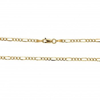 18K Yellow Gold Figaro Link/20"/3.2mm/4.1gr/CHI121