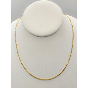 14K Yellow Gold Cuban Link/22"/1.7mm/7.7gr/CHI126