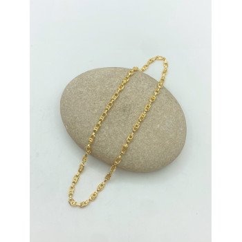 14K Yellow Gold Fantacy Link/18"/4.5mm/11.7gr/CHI173