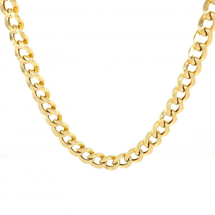 14K Yellow Gold Cuban Link/20"/6.2mm/20.4gr/CHI156