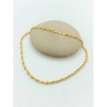 14K Yellow Gold Double Oval Link/20"/5mm/16gr/CHI34A