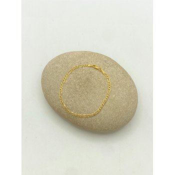 18K Yellow Gold Figaro Link/7"/3.1mm/2.1gr/BRI151