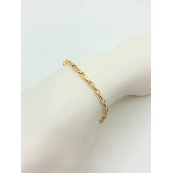 14K Yellow Gold Combined Rolo Link/7.5"/3.3mm/2.7gr/BRI120