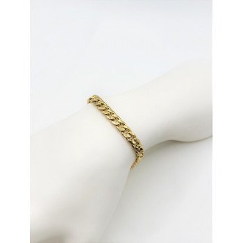 14K Yellow Gold Cuban Link/8"/6.5mm/8.1gr/BRI114