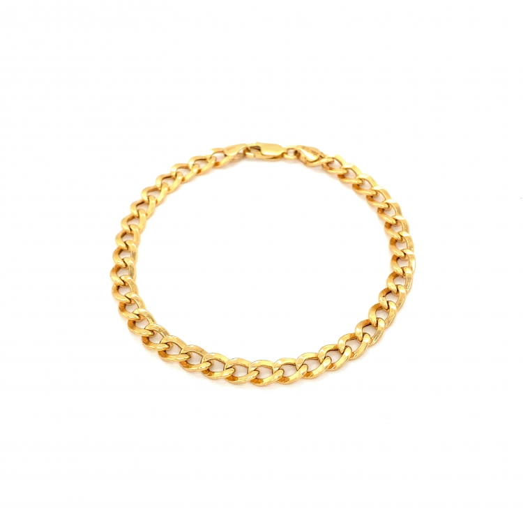 14K Yellow Gold Cuban Link/7.5"/5.8mm/6.3gr/BRI106