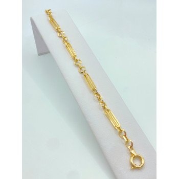 14K Yellow Gold Combined Rolo/7.5"/4.5mm/4.5gr/BRI104