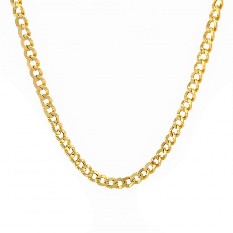 14K Yellow Gold Cuban Link/18"/4mm/7.1gr/CHI140