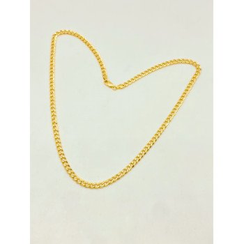 14K Yellow Gold Cuban Link/18"/4mm/7.1gr/CHI140