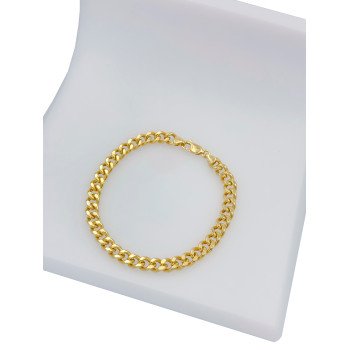 14K Yellow Gold Cuban Link/8.5"/6.8mm/10.6gr/BRI112