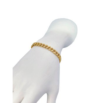 14K Yellow Gold Cuban Link/8"/6.5mm/8.1gr/BRI114