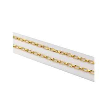 14K Gold Cuban link chain / CHI190 / 11.1gr