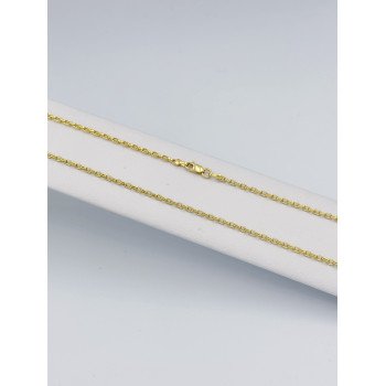 14K Yellow Gold Cable Link/24"/2mm/4.1gr/CHI27