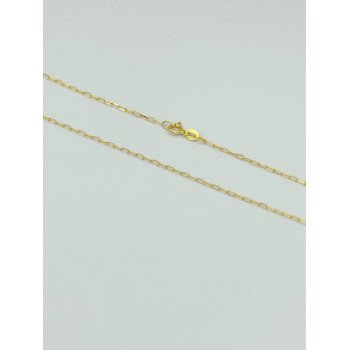 14K Yellow Gold Paperclip Link/22"/2mm/5.1gr/CHI32