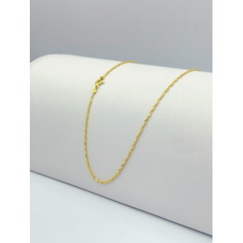 14K Yellow Gold Singapore Link/20"/1.1mm/1.2gr/CHI58