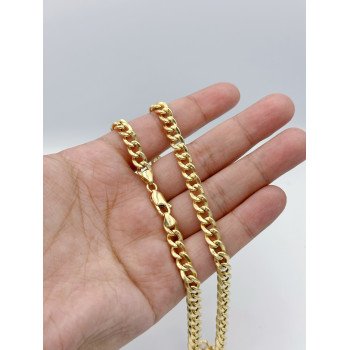 14K Yellow Gold Cuban Link/18"/4mm/7.1gr/CHI140