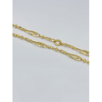 14K Yellow Gold Double Oval with Paperclip Link/18"/7mm/11.6gr/CHI181