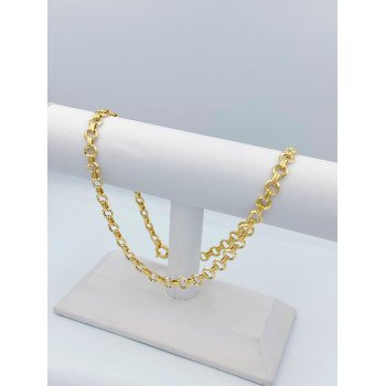 14K Yellow Gold Double Round Link/20"/8mm/13.2gr/CHI182