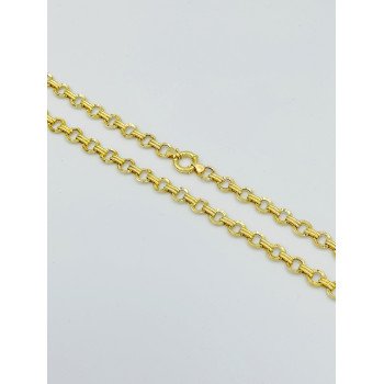 14K Yellow Gold Double Round Link/20"/8mm/13.2gr/CHI182