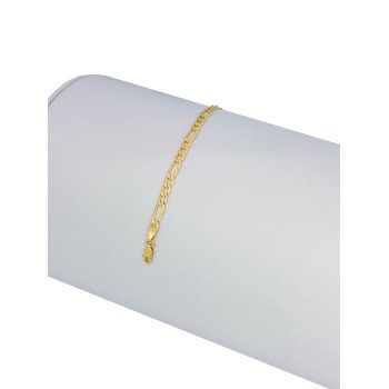 18K Yellow Gold Figaro Link/7"/3.1mm/2.1gr/BRI151