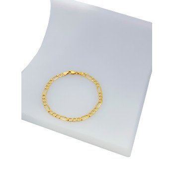 18K Yellow Gold Figaro Link/7"/3.1mm/2.1gr/BRI151