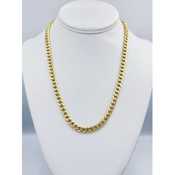 14K Yellow Gold Cuban Link/18"/6.5mm/16.6gr/CHI217