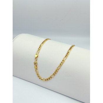 14K Yellow Gold Figaro Link/20"/5.5mm/28.3gr/M19
