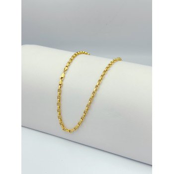 14K Yellow Gold Cable Link/22"/3.8mm/11.8gr/CHI24