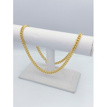 14K Yellow Gold Cuban Link/24"/6.8mm/30.5gr/CHI67