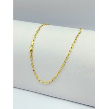 14K Yellow Gold Paperclip Link/22"/2.7mm/8.6gr/CHI87