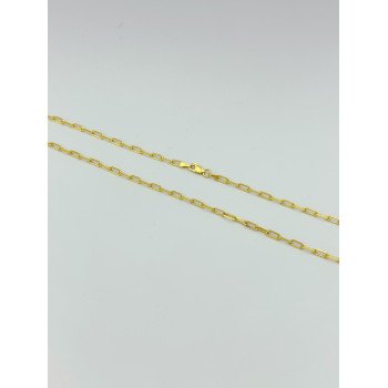 14K Yellow Gold Paperclip Link/22"/2.7mm/8.6gr/CHI87