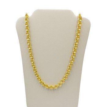 14K Yellow Gold Rolo Link/22"/5.6mm/21.3gr/CHI56