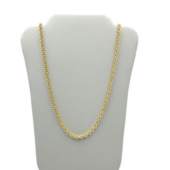 14K Yellow Gold Rolo Link/20"/3mm/4.8gr/CHI75