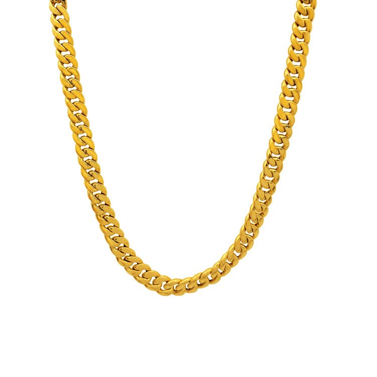 14K Yellow Gold Cuban Link/21"/6mm/17.2gr/CHI16