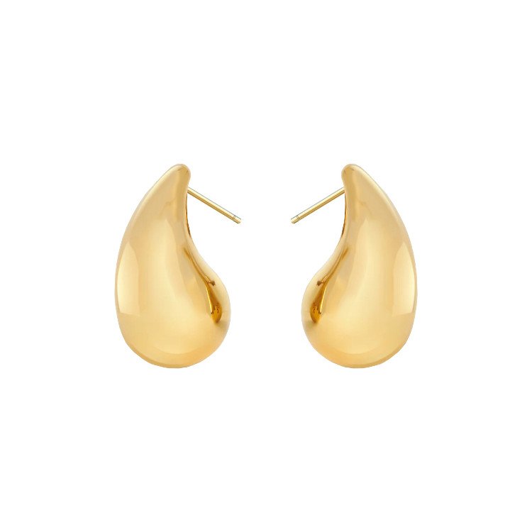 18K Gold Drop Earring