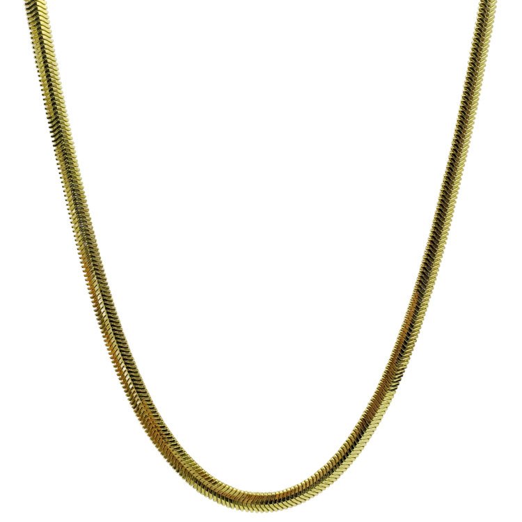 14K ITALIAN YELLOW GOLD MESH LINK CHAIN NECKLACE / 18"/ 14.5gr / CHI 472