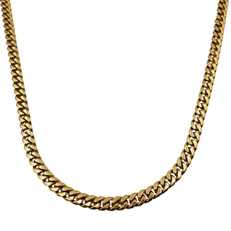 14K YELLOW GOLD MIAMI CUBAN LINK CHAIN / 6.27mm / 24"/ 70.9gr / CHI444